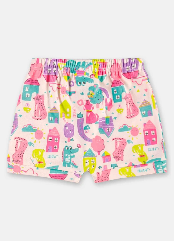 Up Baby - Conjunto Bebê Menina em Suedine Branco 5