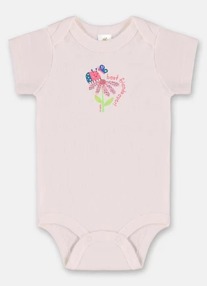 Up Baby - Conjunto Bebê Menina em Suedine Branco - UP BABY