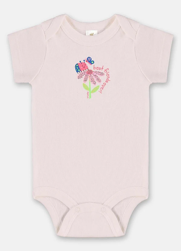 Up Baby - Conjunto Bebê Menina em Suedine Branco 2