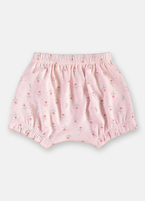 Up Baby - Conjunto Bebê Menina em Suedine Rosa 6