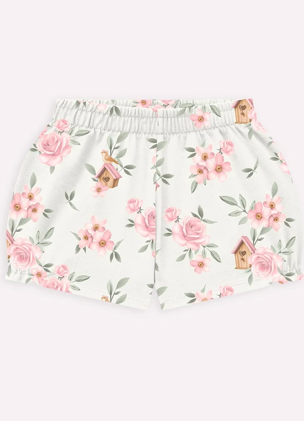 Milon - Conjunto Bebê Menina Flores Rosa 3