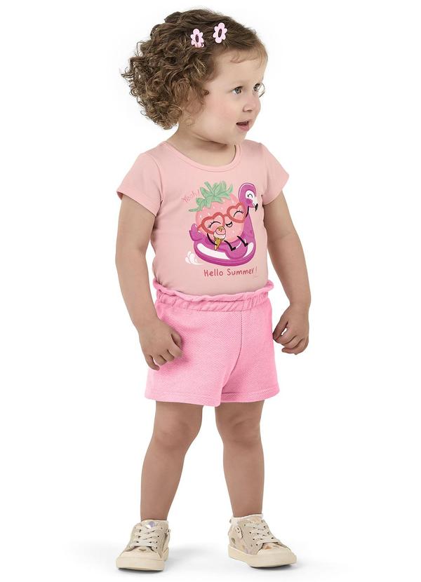 Elian - Conjunto Bebê Menina Frutinha Rosa 2