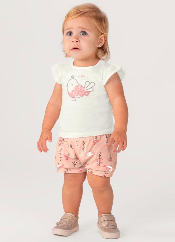 Brandili Baby - Conjunto Bebê Menina Natural