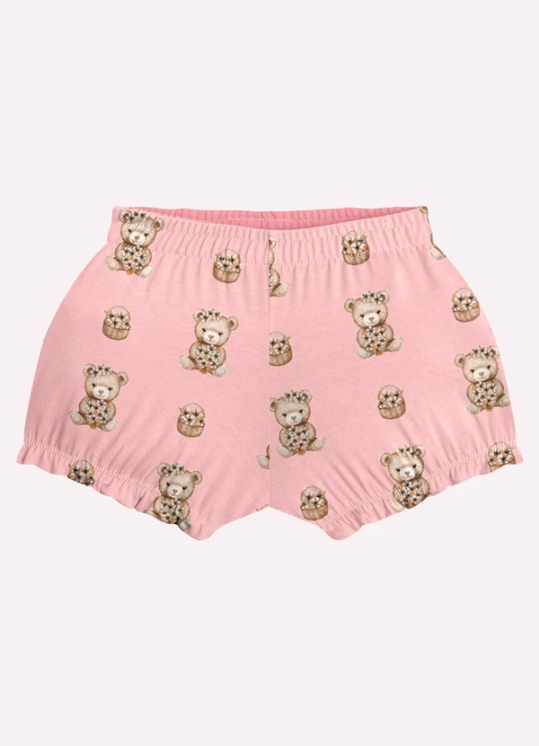 Milon - Conjunto Bebê Menina Ursinho Off White 3