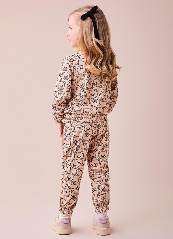 Momi - Conjunto Bege de Plush com Ursinhos Bege 2