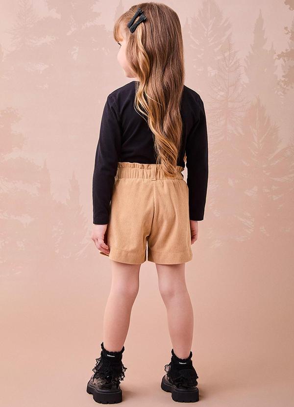 Momi - Conjunto Bege de Ursinho com Strass Preto 4