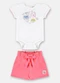 Up Baby - Conjunto Bff para Bebê Menina Up Baby Branco - variação:  
