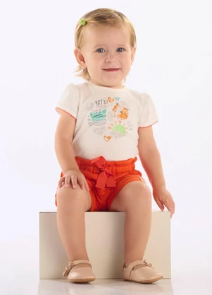 Up Baby - Conjunto Bff para Bebê Menina Branco - UP BABY