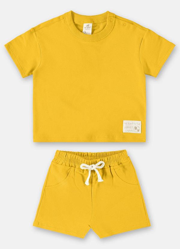 Up Baby - Conjunto Bio Sustentável Menino Amarelo 1