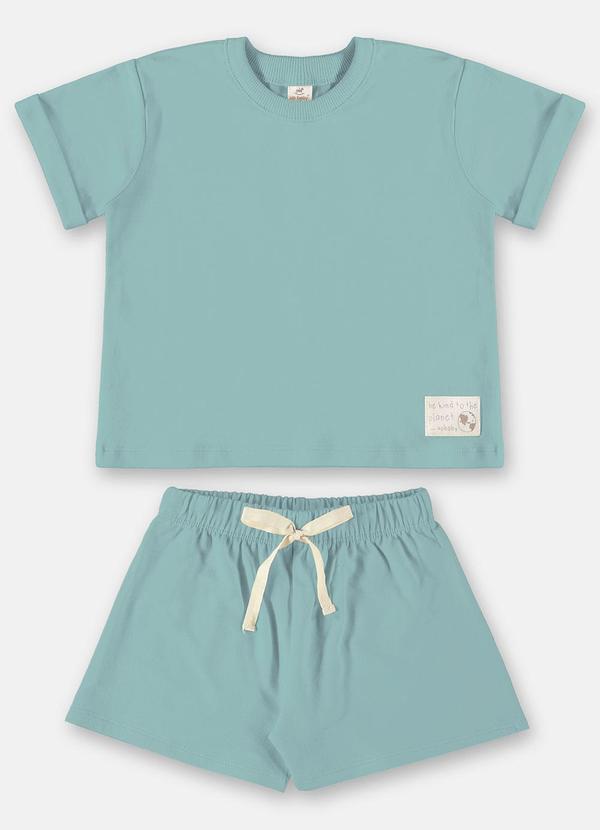 Up Baby - Conjunto Bio Sustentável para Menina Azul