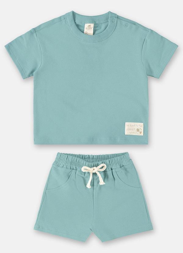 Up Baby - Conjunto Bio Sustentável para Menino Azul