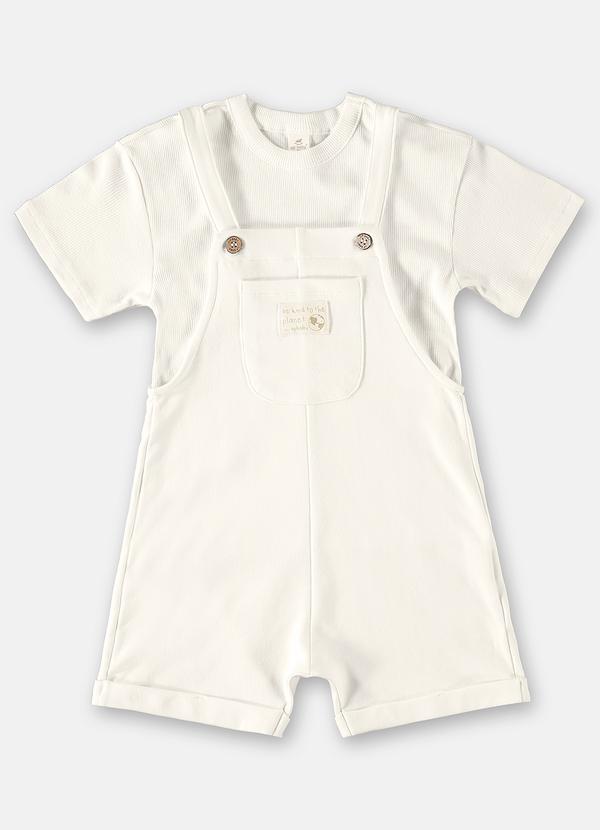 Up Baby - Conjunto Bio Sustentável Unissex Off White