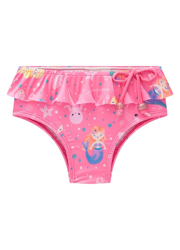 Marlan - Conjunto Biquini em Malha Proteção Uv Rosa 3