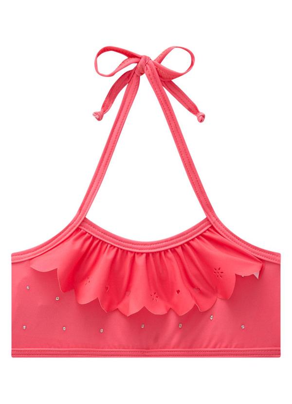 Marlan - Conjunto Biquini em Malha Proteção Uv Vermelho