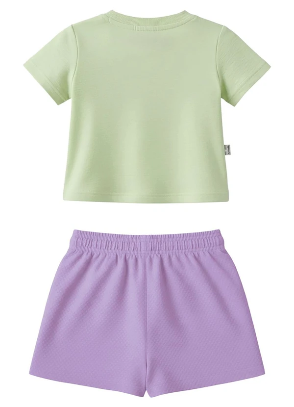 Malwee Kids - Conjunto Bloom as You Are Verde Pastel 3