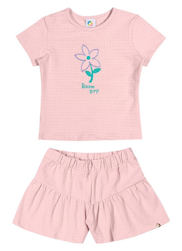 Alenice - Conjunto Blossom Menina Rosa