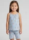 Select - Conjunto Blusa Alca com Ciclista Azul - variação: Azul