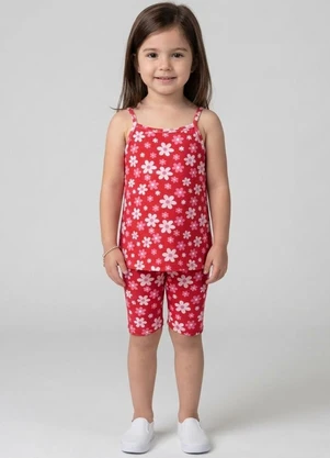 Select - Conjunto Blusa Alca com Ciclista Vermelho - SELECT