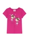 Duduka - Conjunto Blusa Capivara  e Short Flor Azul  - variação: Rosa