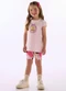 Up Baby - Conjunto Blusa Bermuda Branco - variação:  