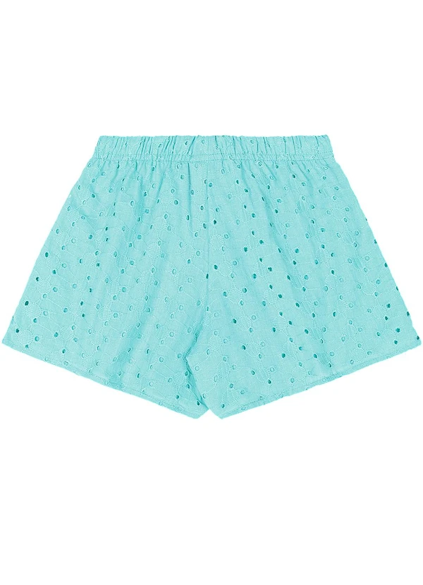 Quimby - Conjunto Blusa Borboleta Short Laise Branco 6