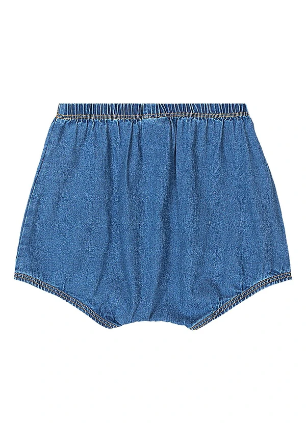 Quimby - Conjunto Blusa Calcinha Jeans Branco 6