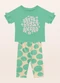 Fakini Kids - Conjunto Blusa/Capri Bege - variação: Verde