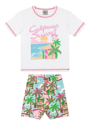 Quimby - Conjunto Blusa Ciclista Branco - QUIMBY