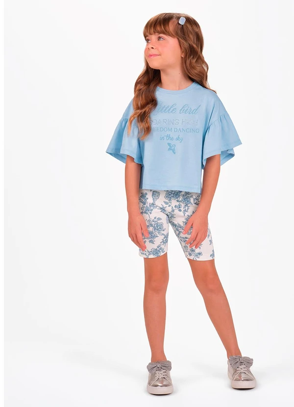 Trick Nick - Conjunto Blusa com Ciclista Azul 3