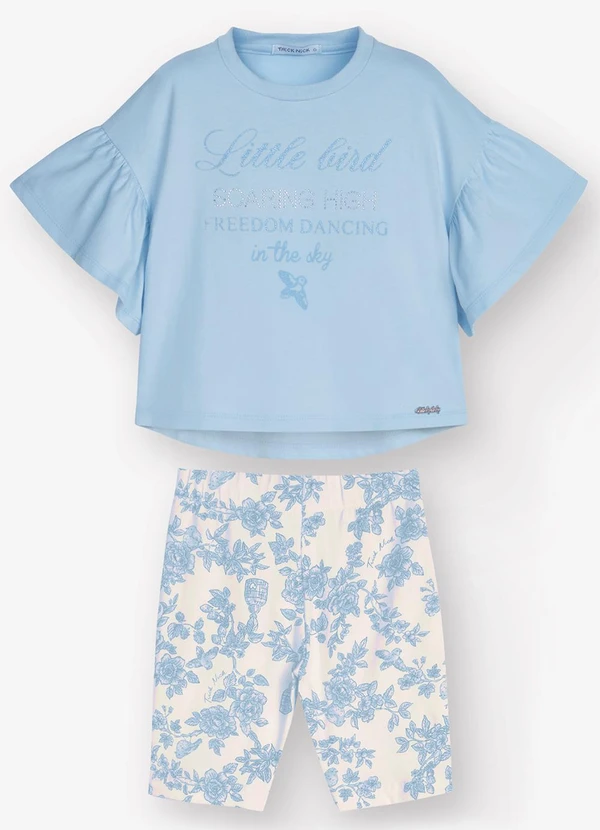 Trick Nick - Conjunto Blusa com Ciclista Azul 6