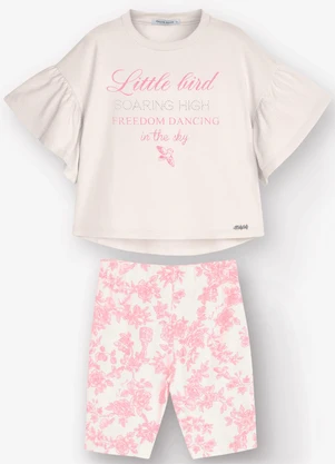 Trick Nick - Conjunto Blusa com Ciclista Bege - TRICK NICK