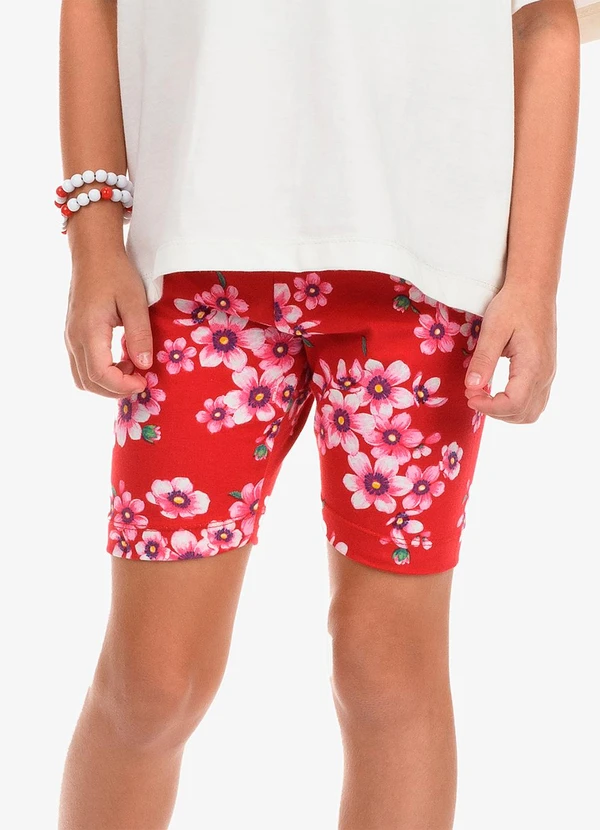 Rovi Kids - Conjunto Blusa com Ciclista Meia Malha Bege 5