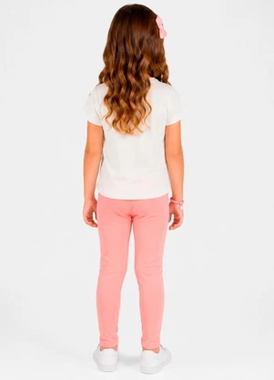 Select - Conjunto Blusa com Legging Bege - SELECT
