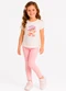 Select - Conjunto Blusa com Legging Bege - variação: Branco