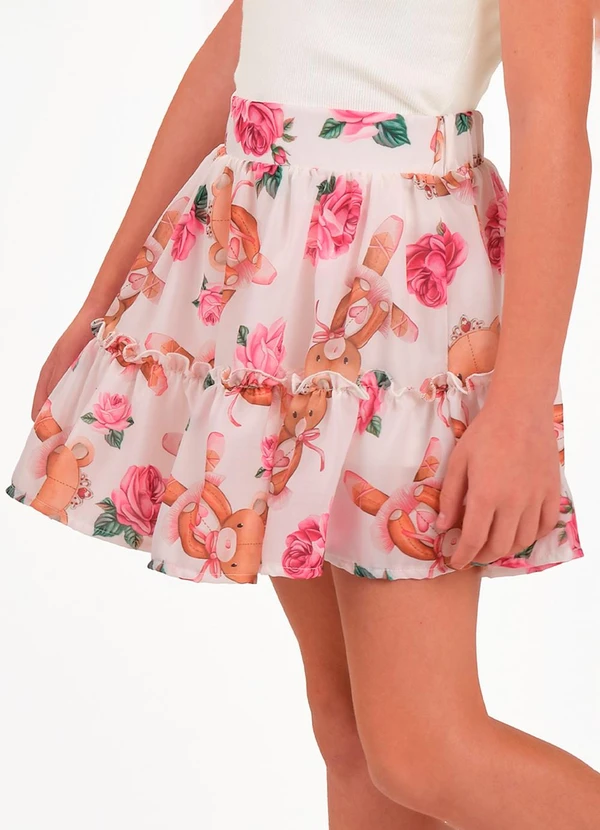 Trick Nick - Conjunto Blusa com Saia Bege 5