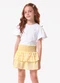 Trick Nick - Conjunto Blusa com Saia Bege - variação: Branco