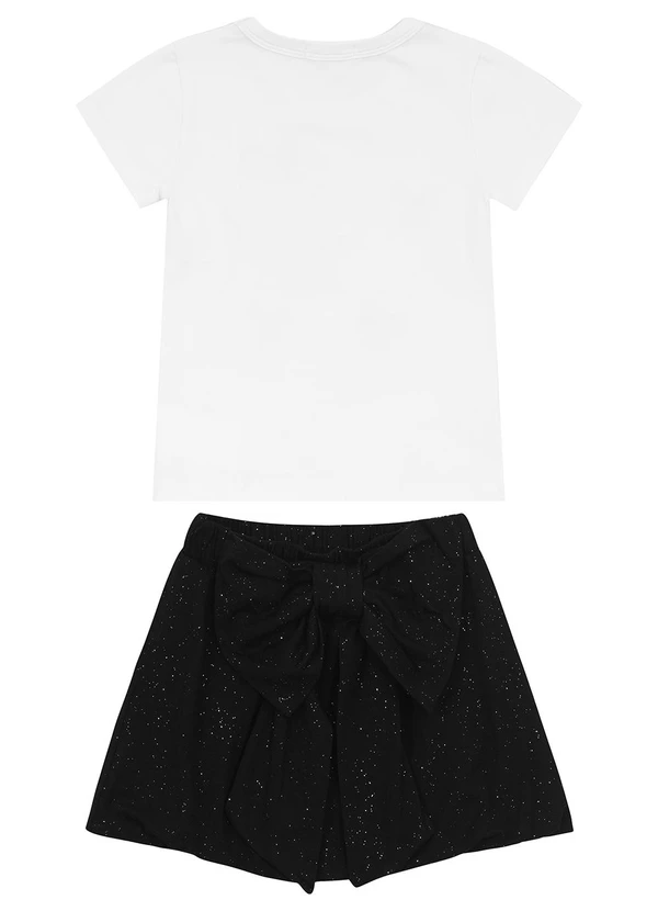 Trick Nick - Conjunto Blusa com Saia em Cotton Leve Branco 2