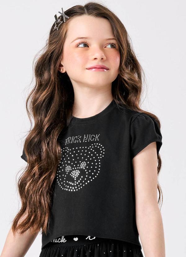 Trick Nick - Conjunto Blusa com Saia em Tule Preto 4