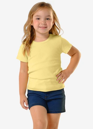Trick Nick - Conjunto Blusa com Shorts Amarelo - TRICK NICK