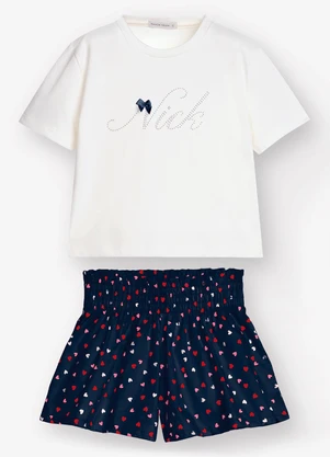 Trick Nick - Conjunto Blusa com Shorts Azul - TRICK NICK