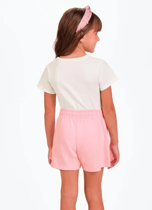 Trick Nick - Conjunto Blusa com Shorts Bege - TRICK NICK