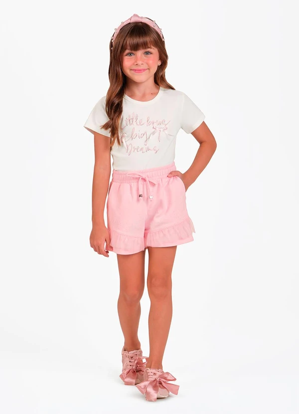 Trick Nick - Conjunto Blusa com Shorts Bege 3