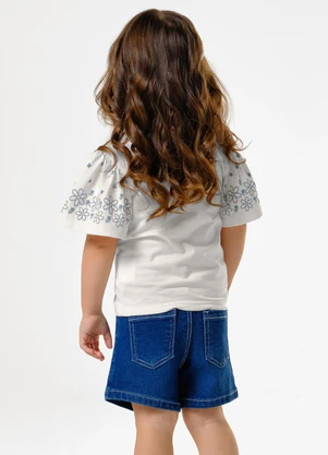 Trick Nick - Conjunto Blusa com Shorts Bege - TRICK NICK
