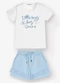 Trick Nick - Conjunto Blusa com Shorts Branco - variação: Branco
