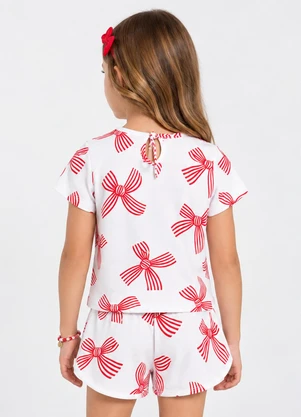 Select - Conjunto Blusa com Shorts em Moletinho Bege - SELECT