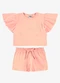 Rovi Kids - Conjunto Blusa com Shorts Infantil Rosa - variação: Rosa