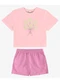 Rovi Kids - Conjunto Blusa com Shorts Infantil Rosa - variação: Rosa