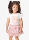 Rovi Kids - Conjunto Blusa com Shorts Infantil Rosa - variação: Rosa
