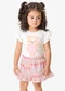 Rovi Kids - Conjunto Blusa com Shorts Infantil Rosa - variação: Rosa