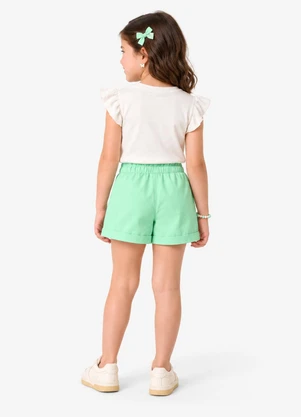 Rovi Kids - Conjunto Blusa com Shorts Infantil Verde - ROVI KIDS